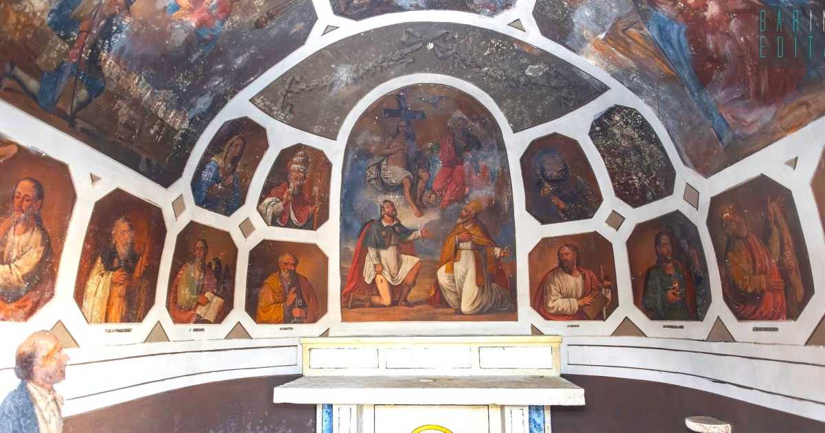 Ruvo, la Santissima Trinit�: quella chiesetta che cela un'avvolgente serie di tempere murarie  